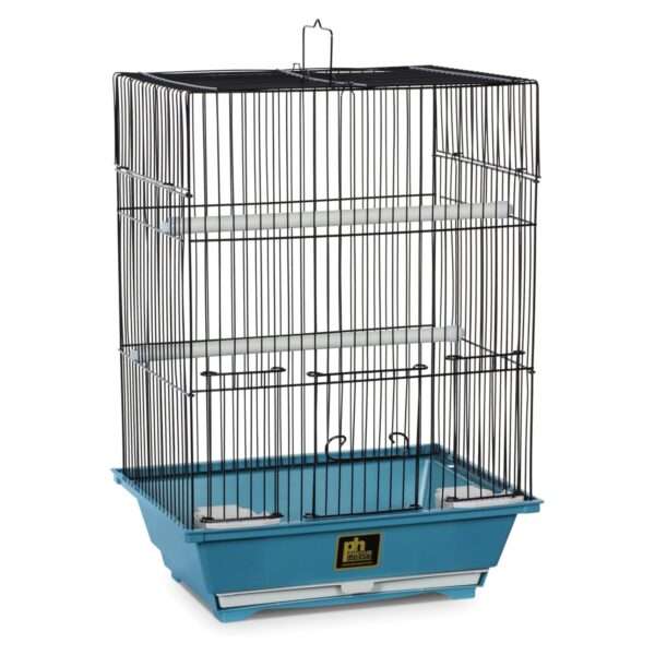 Jaula portátil y económica para pájaros pequeños.