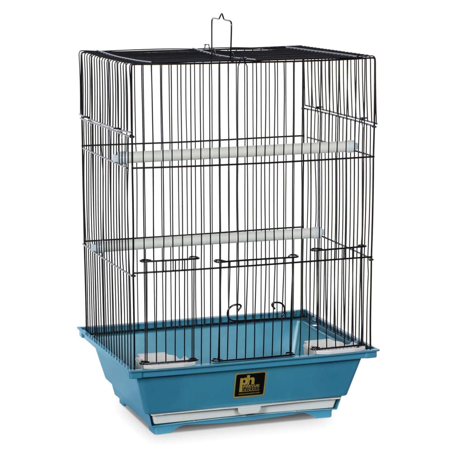 Jaula portátil y económica para pájaros pequeños.