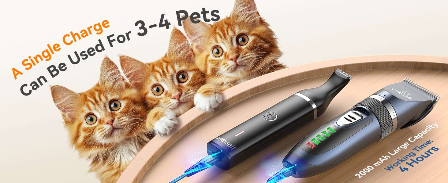 Kit de aseo 3 en 1 para perros y gatos, para nudos y enredos.