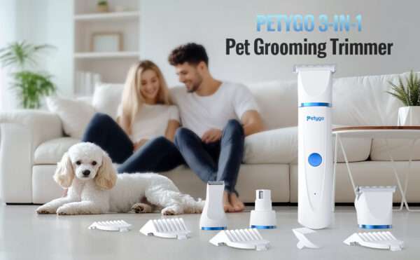 Kit de aseo 3 en 1 para perros y gatos, inalámbrico y silencioso.