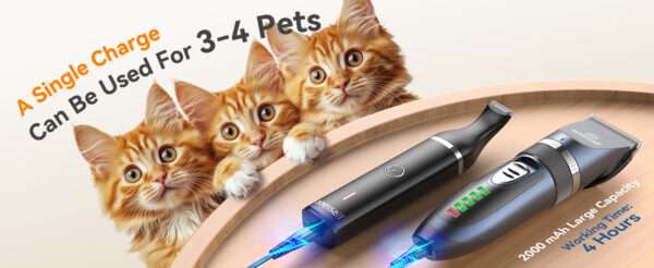Kit de aseo 3 en 1 para perros y gatos, para nudos y enredos.