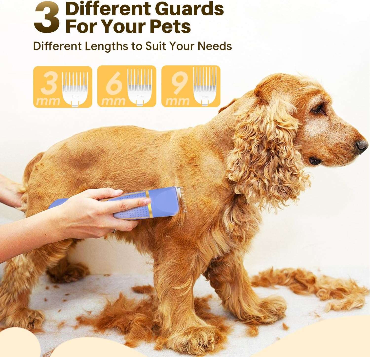 Kit de aseo 4 en 1 para perros pequeños, inalámbrico.