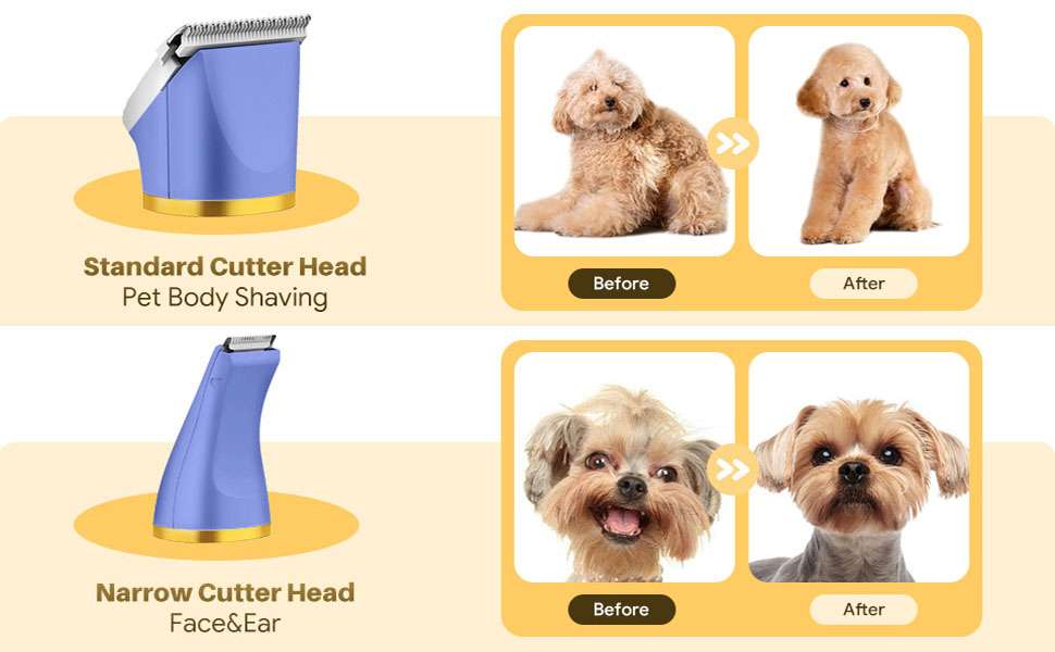 Kit de aseo 4 en 1 para perros pequeños, inalámbrico.