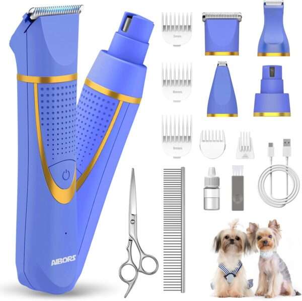 Kit de aseo 4 en 1 para perros pequeños, inalámbrico.