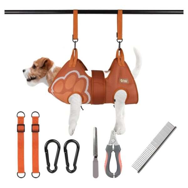 Kit de aseo completo con hamaca para perros y gatos.