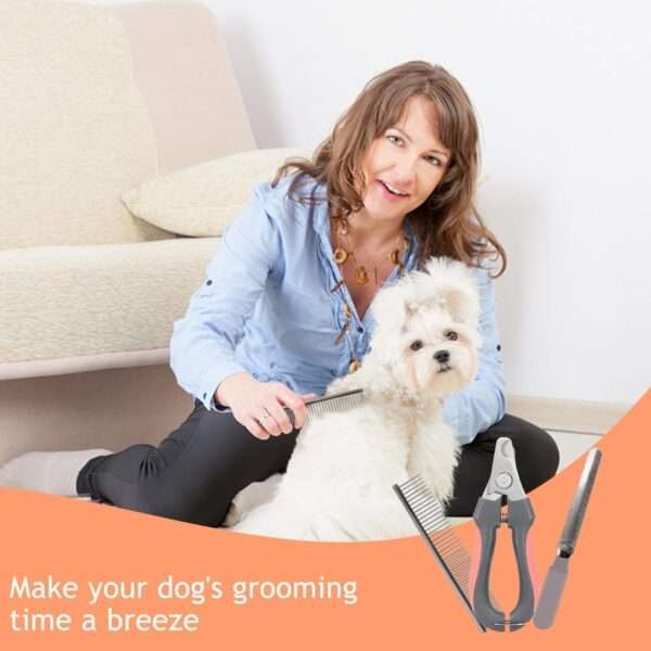 Kit de aseo completo con hamaca para perros y gatos.