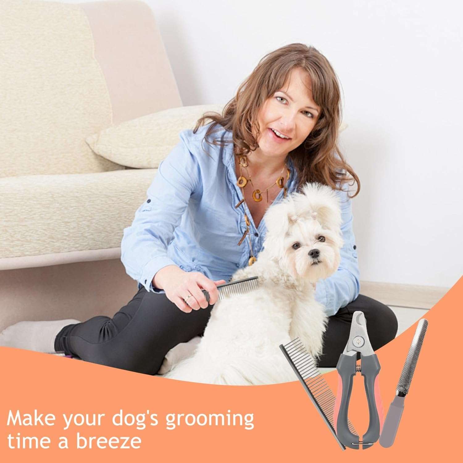 Kit de Aseo Completo con Hamaca para Perros y Gatos – Para un Cuidado Profesional y sin Estrés - Imagen 2