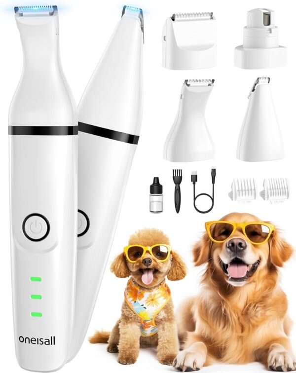 Kit de aseo 4 en 1 para perros y gatos.