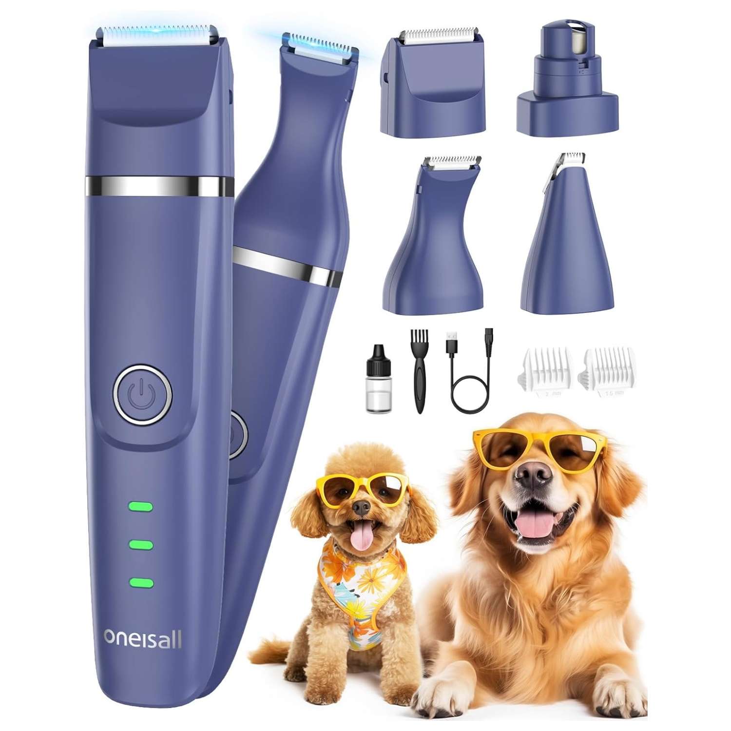 Kit de aseo 4 en 1 para perros y gatos.
