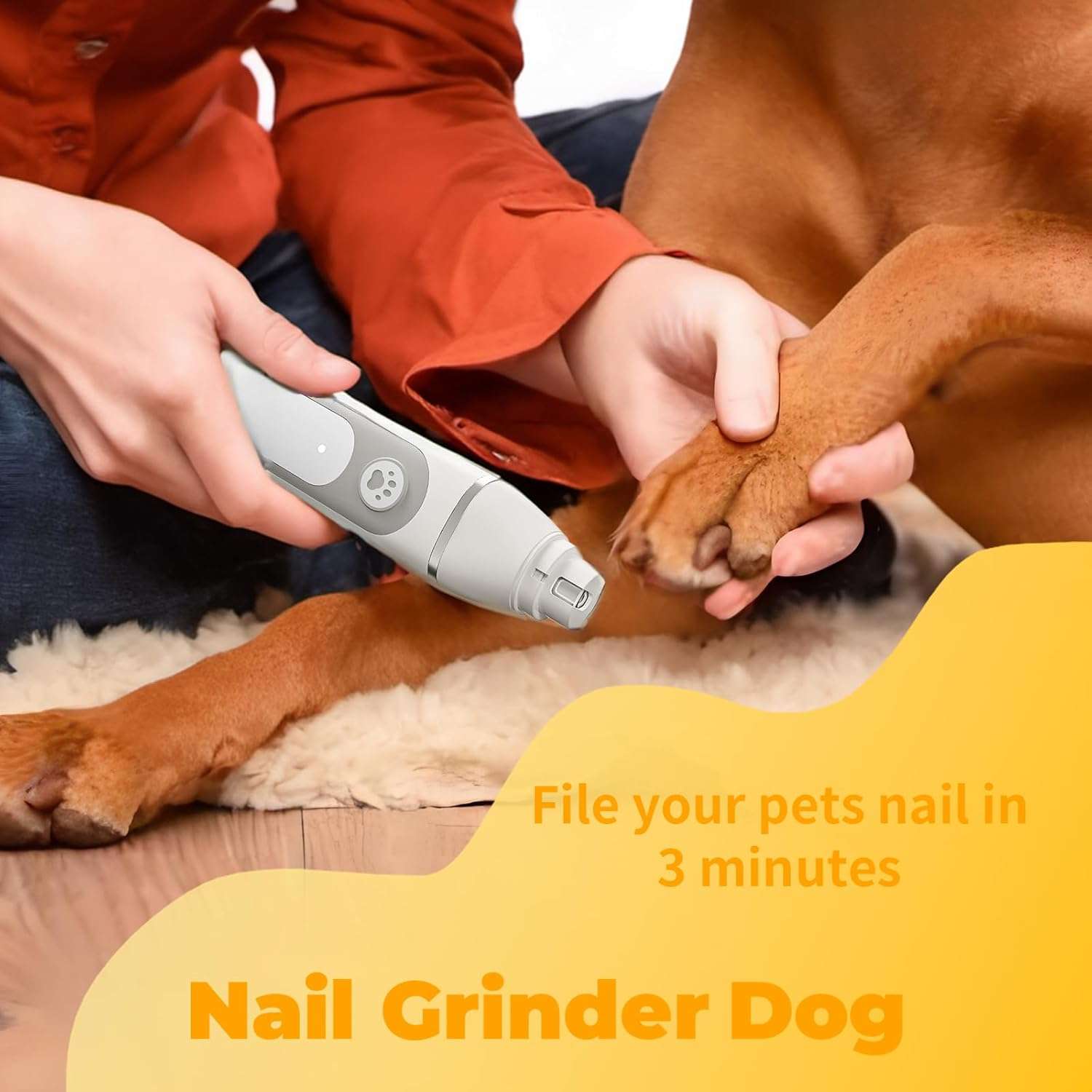 maquina de cortar pelo y lima de uñas 4 en 1 para perros y gatos resistente al agua y silenciosa ideal para chile