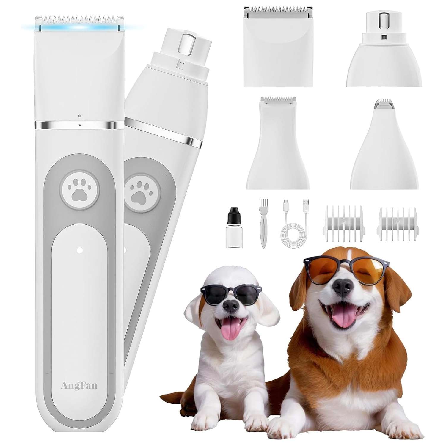 Kit de aseo 4 en 1 para perros y gatos.