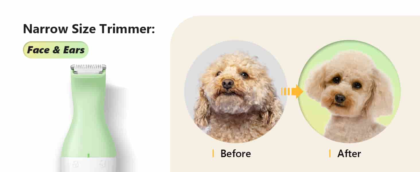 Kit de aseo 4 en 1 para perros y gatos, recargable.