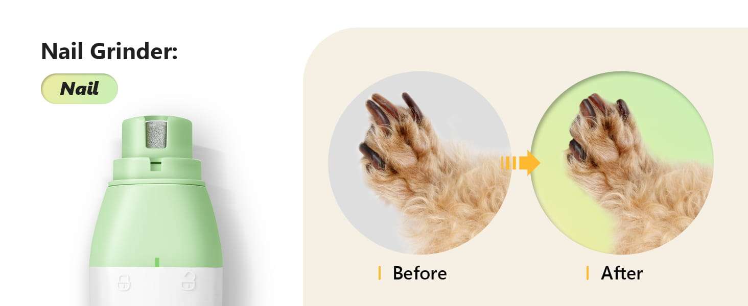 Kit de aseo 4 en 1 para perros y gatos, recargable.