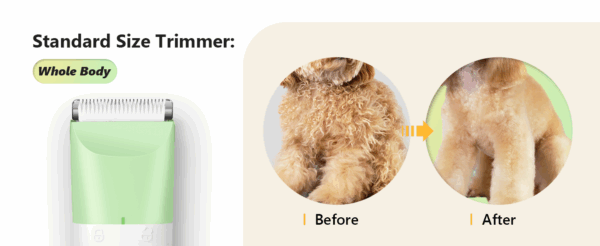 Kit de aseo 4 en 1 para perros y gatos, recargable.
