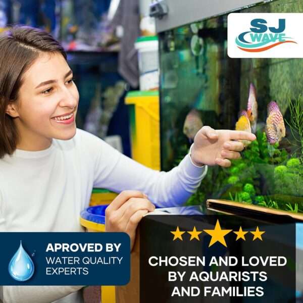 Kit de 150 tiras reactivas para acuario, mide 11 parámetros de agua, incluyendo amoníaco y nitrato.