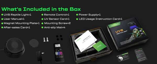 Lámpara LED UVB/UVA/FR con control remoto LCD, modos programables basados en las Zonas de Ferguson.