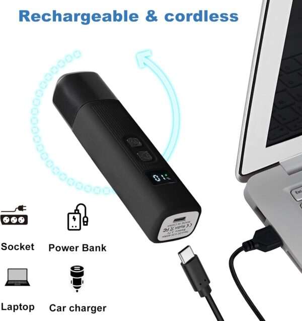 Molinillo de uñas eléctrico para perros y gatos, inalámbrico y silencioso.