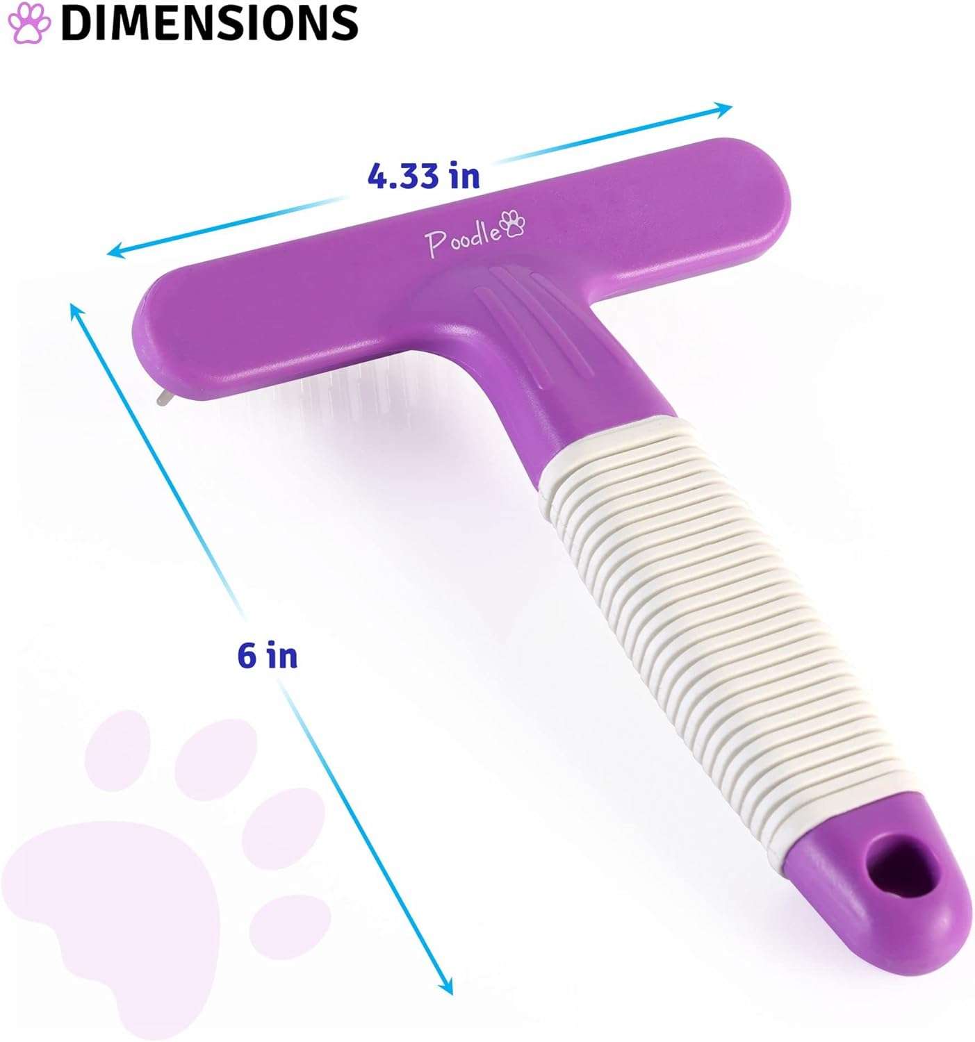 Peine Rastrillo Simple de Acero Para Perro – Mundo Peludo