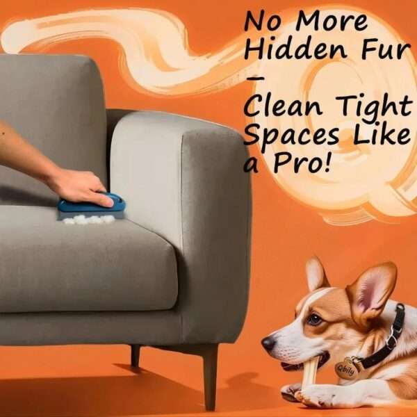 Removedor de pelo para mascotas. Incluye tres herramientas reutilizables para muebles y ropa.