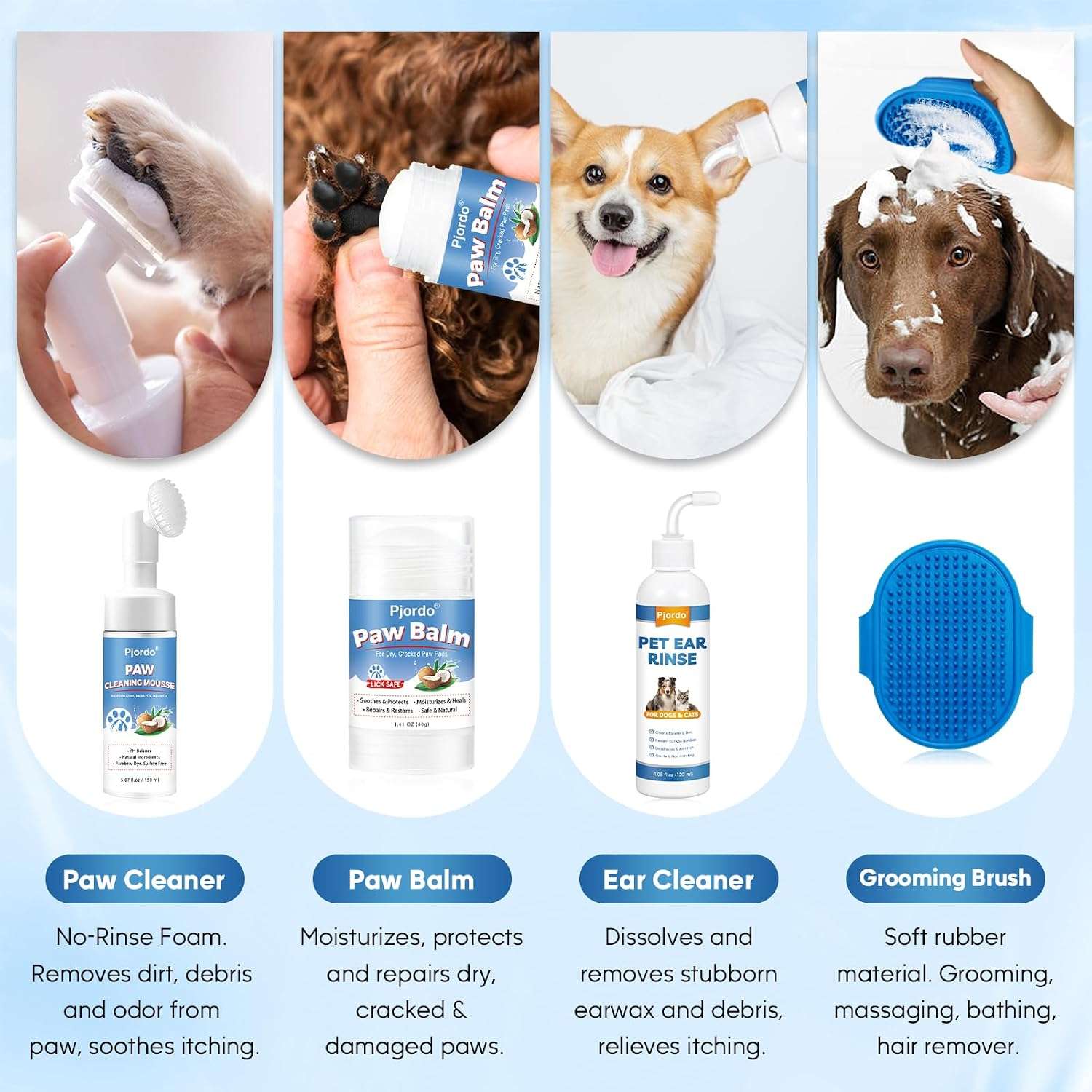 Toallitas de Limpieza para Perros y Gatos - Sin Enjuague para Aseo Diario - Imagen 7