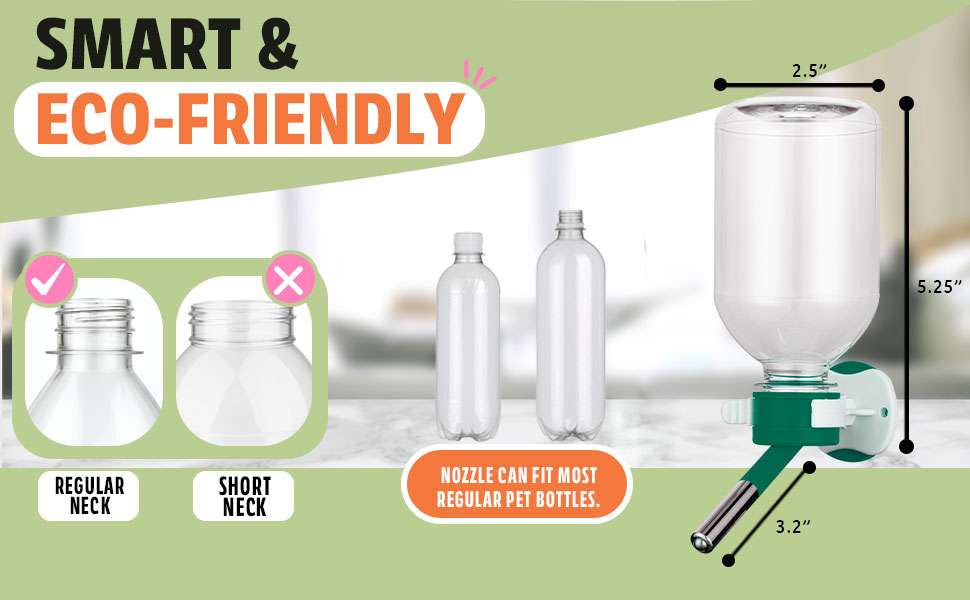 Bebedero Antifugas (300 ml) con Boquilla Mini | Instalación Simple y Compatible con Botellas Estándar - Imagen 9