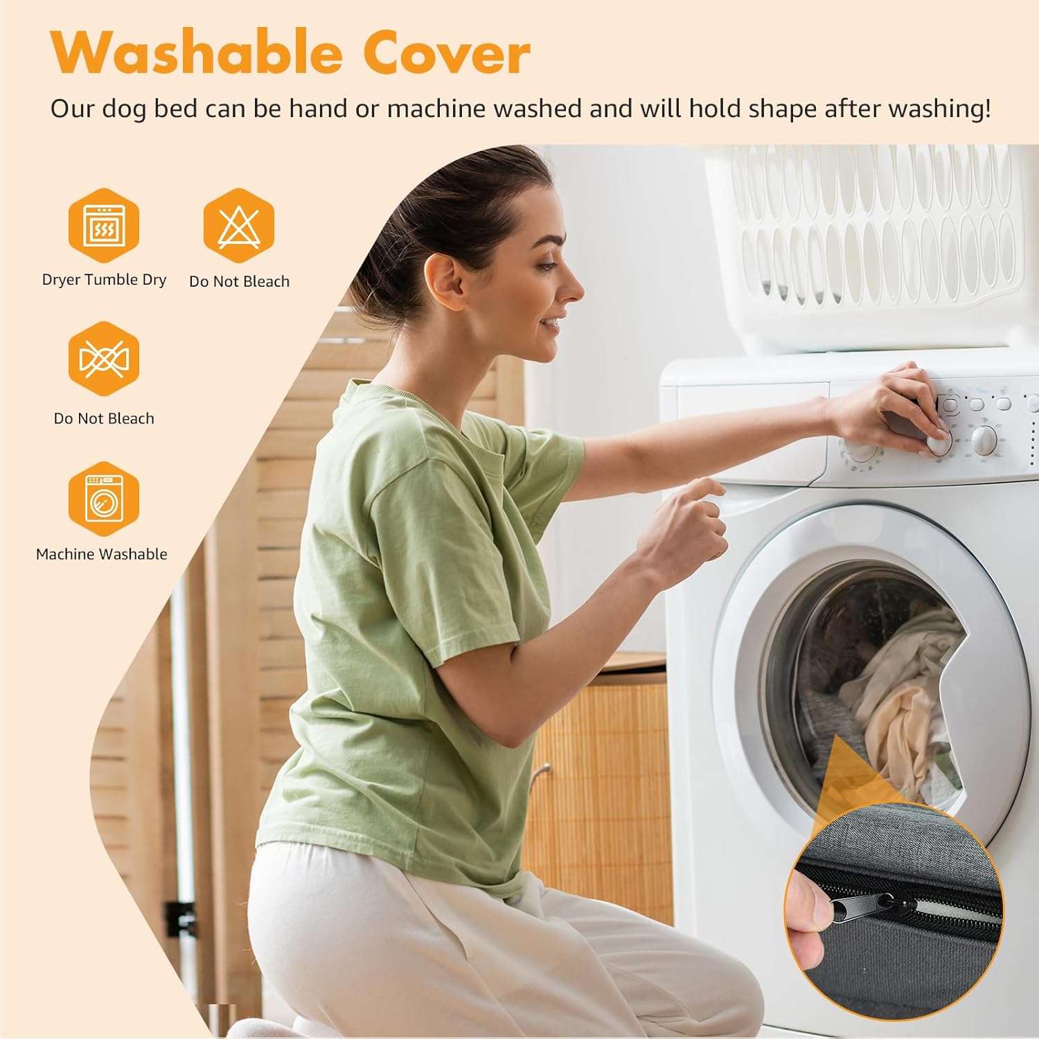 Cama elevada ortopédica 2 en 1 para perro (82x68x24cm). Marco metálico, cojín de espuma Egg Crate extraíble, uso Invierno/Verano.