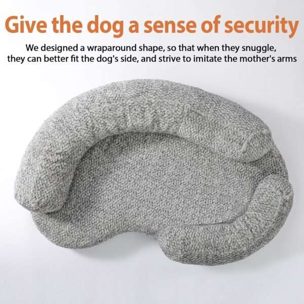 Cama ortopédica impermeable para perros con espuma viscoelástica y diseño anti-ansiedad, funda lavable y doble acceso (Memory Foam).