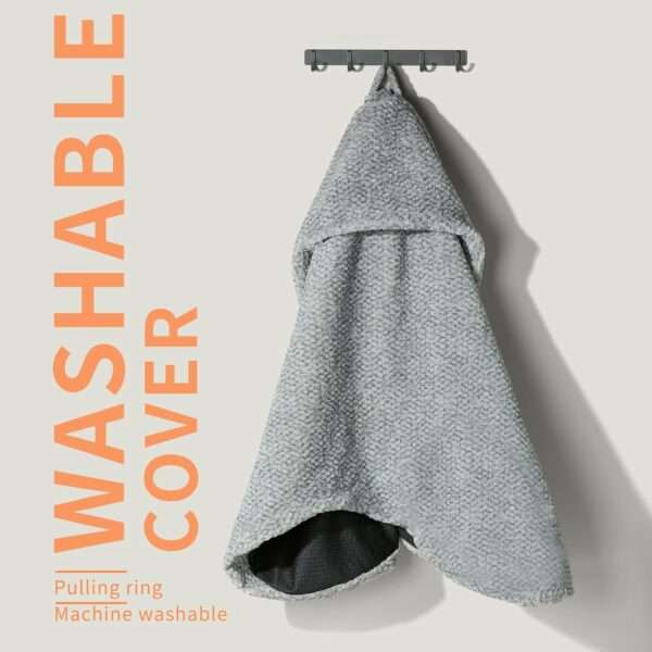 Cama ortopédica impermeable para perros con espuma viscoelástica y diseño anti-ansiedad, funda lavable y doble acceso (Memory Foam).