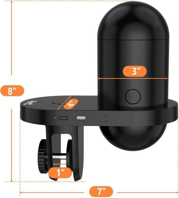 Comedero automático Hygger con cámara HD 2K y conectividad WiFi. Permite la vigilancia en vivo y la programación de alimentación. Incluye salida de comida dual y es resistente a la humedad.