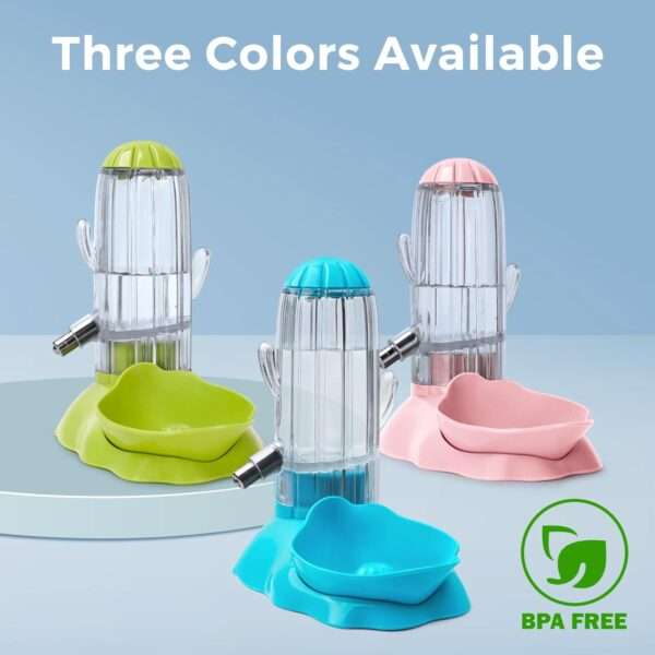 Bebedero y Comedero 2 en 1 para Roedores. Diseño de Llenado Superior, sin BPA y Antigoteo. Capacidad de 136 ml.