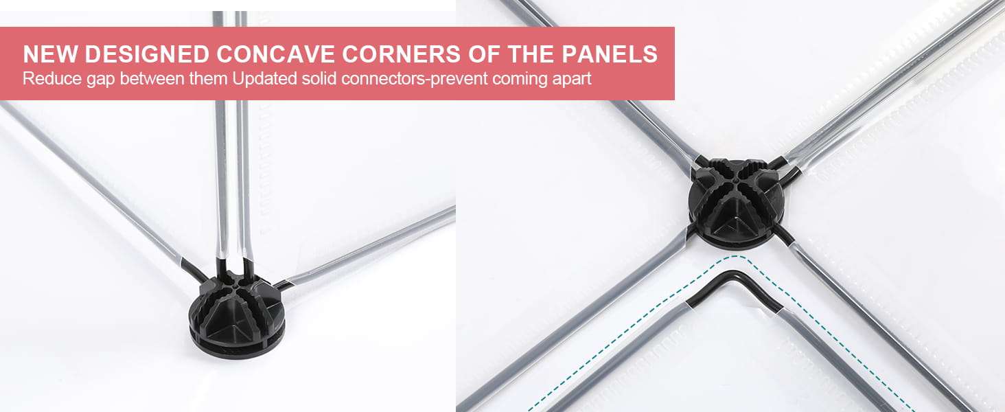 Corral Modular Transparente con Techo (122x61x41 cm) | Jaula Anti-Salto con Base Impermeable | Ideal para Conejos y Cuy.