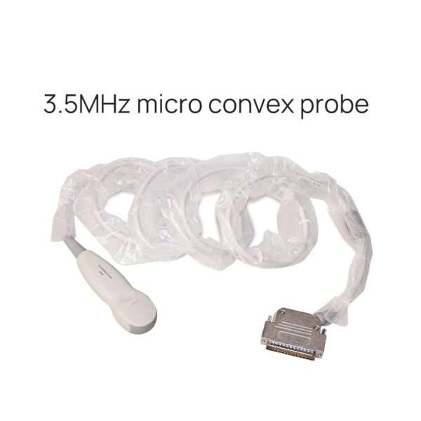 Ecógrafo Veterinario Portátil para Perros y Gatos (Diagnóstico de Embarazo). Incluye Sonda Micro Convexa de 3.5 MHz y Pantalla LCD 10.1".