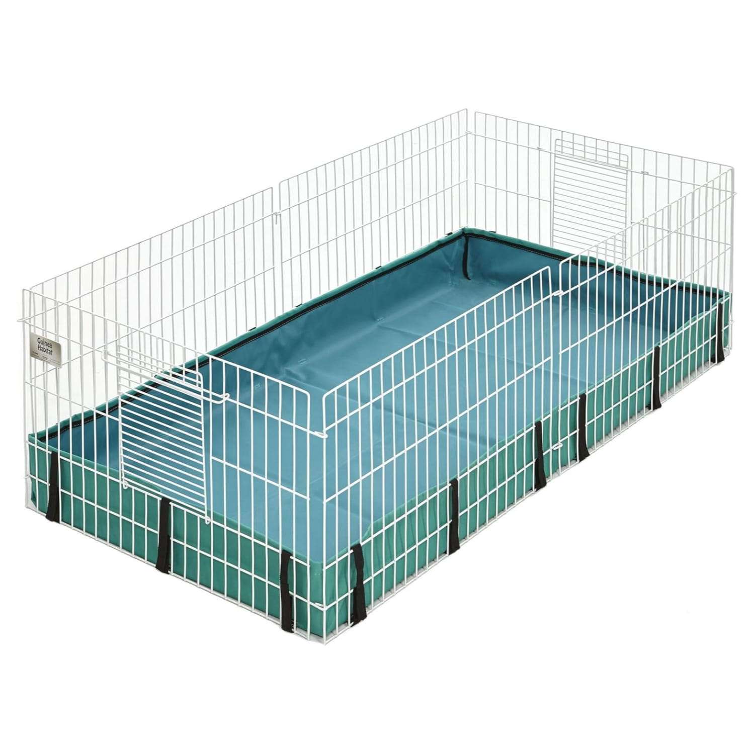 Habitat XL modular para cuyes y cobayas con base impermeable y facil de armar.