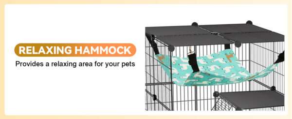 Jaula Catio Modular XL para Gatos (61x61x122 cm) | 4 Niveles, Interior/Exterior, con plataformas y cierre antivuelco.