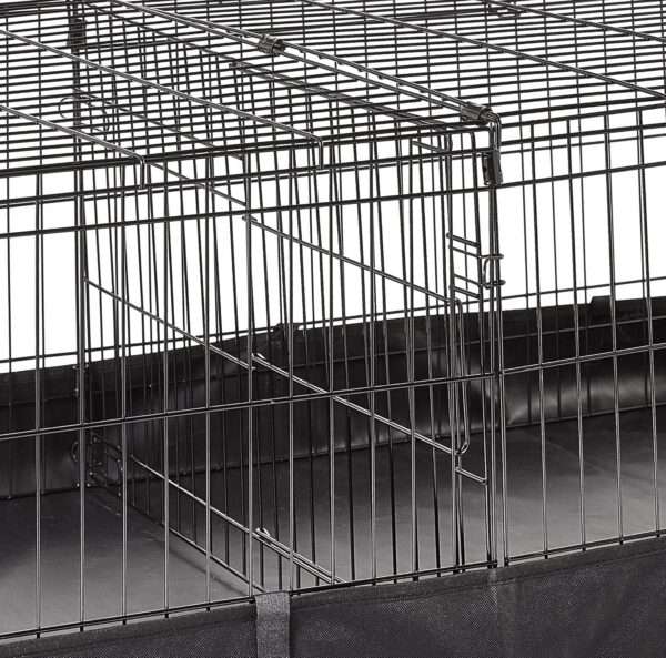 Jaula/Corral Modular con Divisor para Cuyes y Conejos | Base de Lona Anti-Fugas | Uso Interior/Exterior