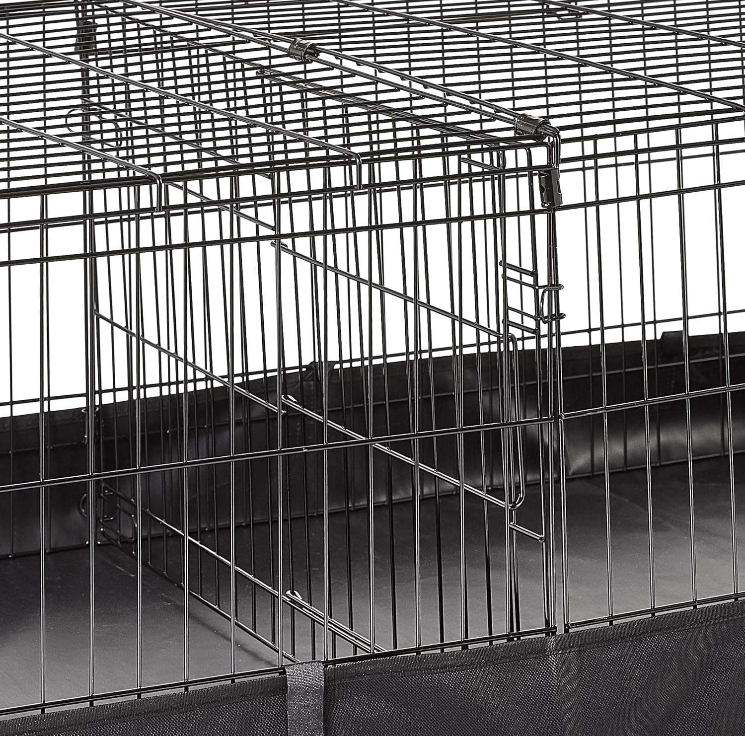 Jaula/Corral Modular con Divisor para Cuyes y Conejos | Base de Lona Anti-Fugas | Uso Interior/Exterior