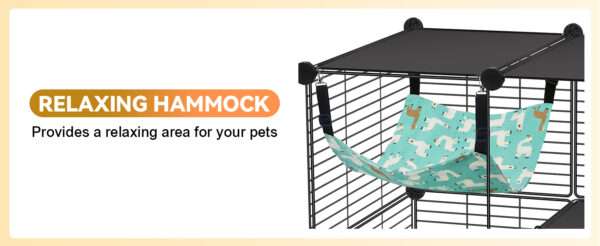 Jaulón/Corral Modular Armable Gatos 3 Niveles | Interior/Exterior, Refuerzo Anti-Vuelco | 61×30.5×91.5 cm
