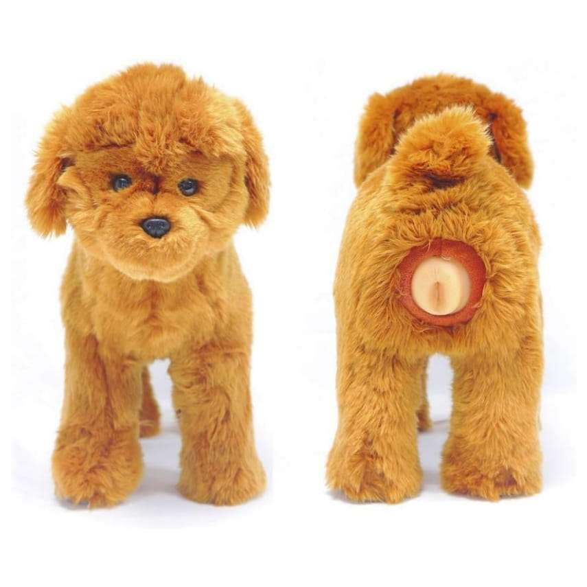 Juguete de Compañía para Perros Machos con Succión Fuerte. Juguete de Alivio de Estrés con Sonidos Interactivos. Material silicona de alta calidad y peluche cómodo.