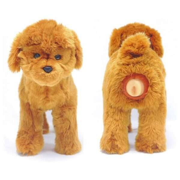 Juguete de Compañía para Perros Machos con Succión Fuerte. Juguete de Alivio de Estrés con Sonidos Interactivos. Material silicona de alta calidad y peluche cómodo.