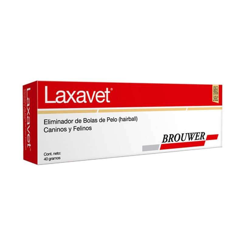 Laxavet, laxante y regulador digestivo para perros y gatos. Contiene extracto de malta y aceite mineral. Previene y trata bolas de pelo.