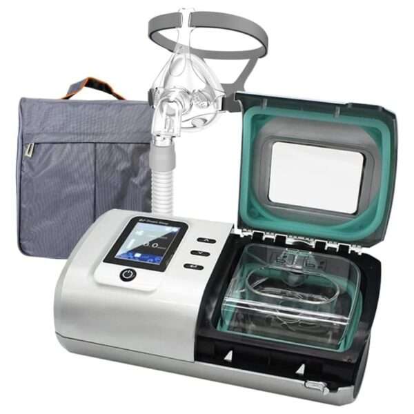 Máquina Auto CPAP Portátil para Apnea del Sueño | Funcionamiento Silencioso (30 dB) | Humidificador Desmontable | Ideal para Viajes.
