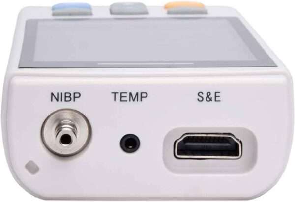 Monitor Veterinario Portátil M6 de 5 Parámetros (ECG, SpO2, NIBP, TEMP) | Pantalla 4.3" y Batería 8 Horas | Puños y Sensores Multiespecie.
