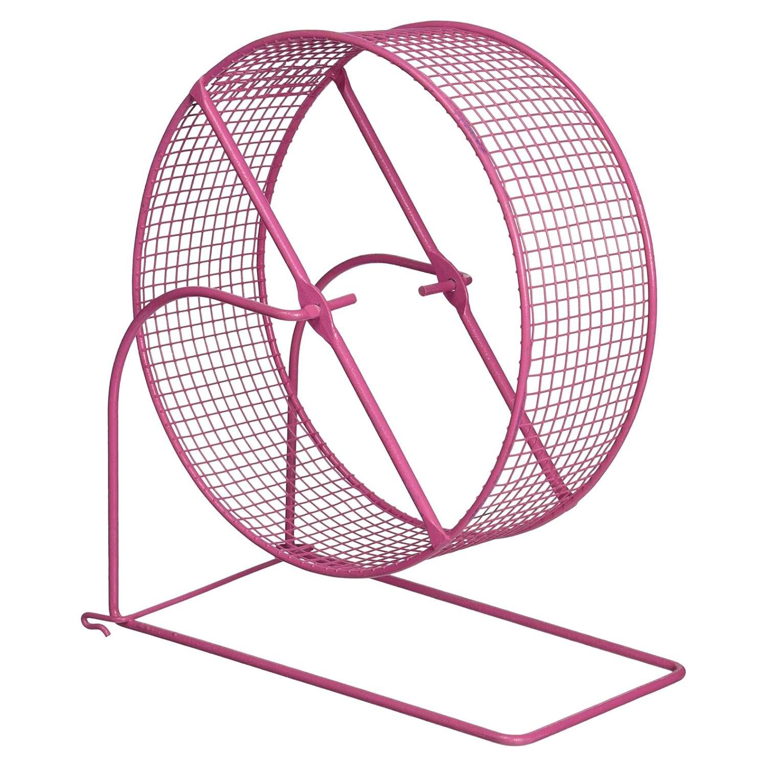Rueda de Ejercicio Segura de Malla de Alambre (20 cm) para Hámster y Jerbo. Diseño que previene el atrapamiento de patas y cola.