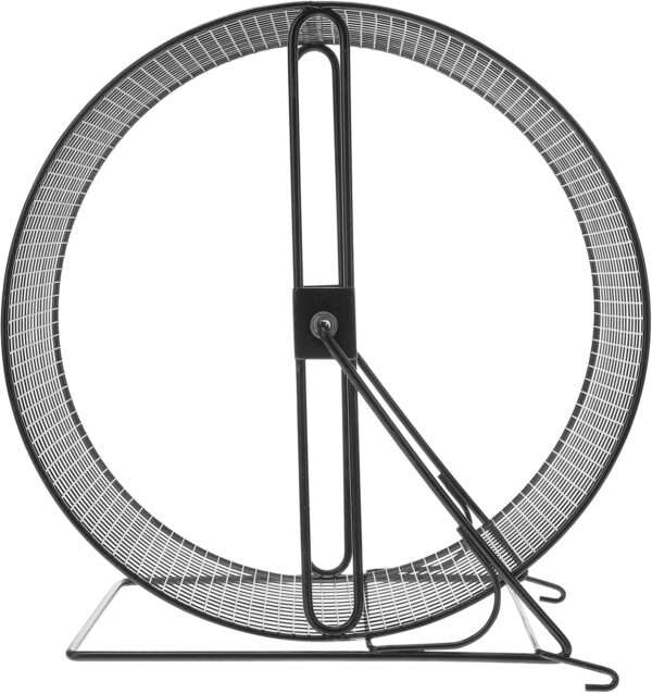 Rueda de Ejercicio Súper Silenciosa de Hierro (26 cm). Diseño robusto y duradero para Hámster Sirio, Oso Dorado y Erizos.