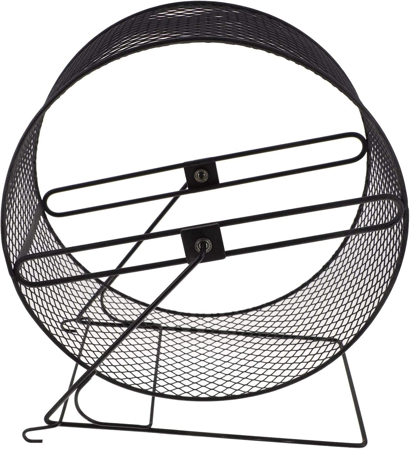 Rueda de Ejercicio Súper Silenciosa de Hierro (26 cm). Diseño robusto y duradero para Hámster Sirio, Oso Dorado y Erizos.