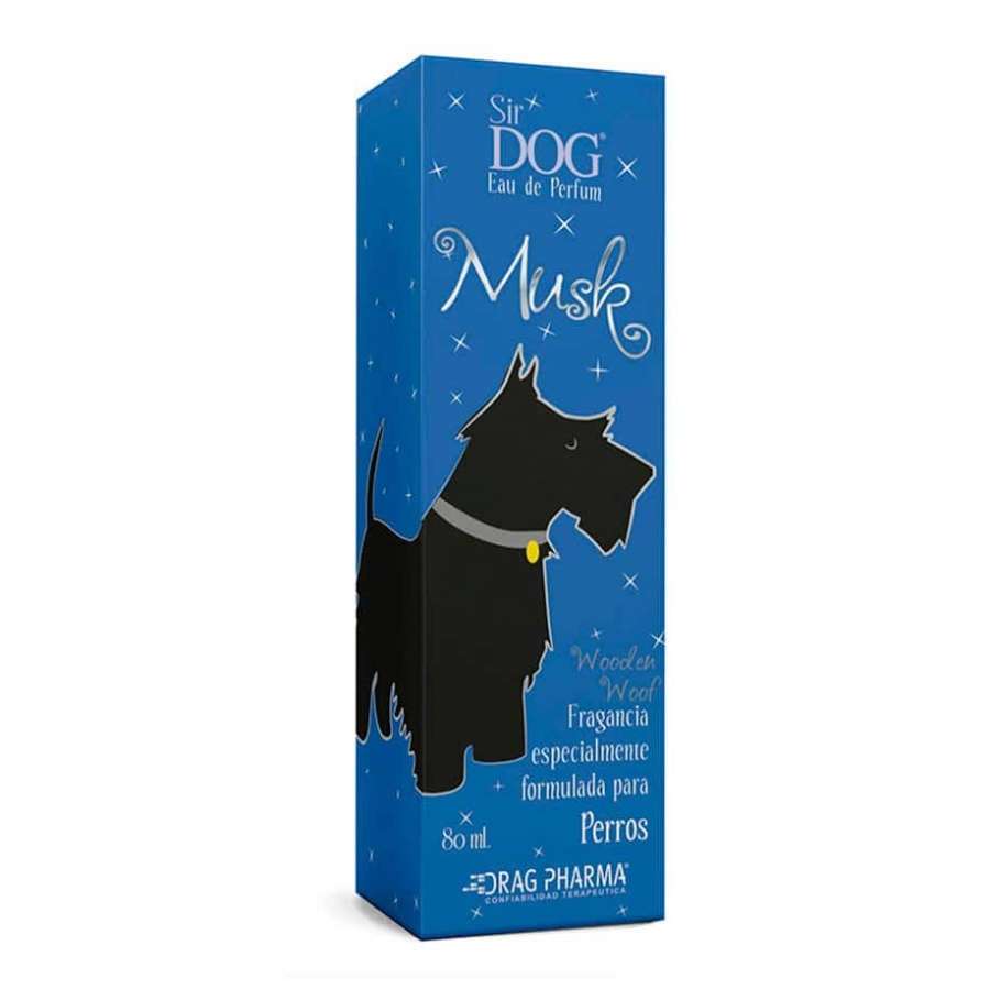 Perfume Sir DOG Musk para perros. Fragancia herbal y amaderada con Lavanda, Romero y Cedro. Larga duracion.