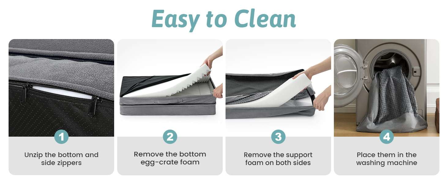 Sofa cama ortopedico para perros con espuma de alta densidad forro impermeable y funda lavable.