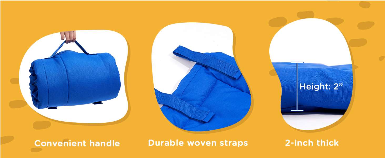 Cama plegable para perros medianos (88x64 cm). Hecha de tela Oxford 600D, impermeable y resistente a arañazos. Ideal para jaulas y camping.