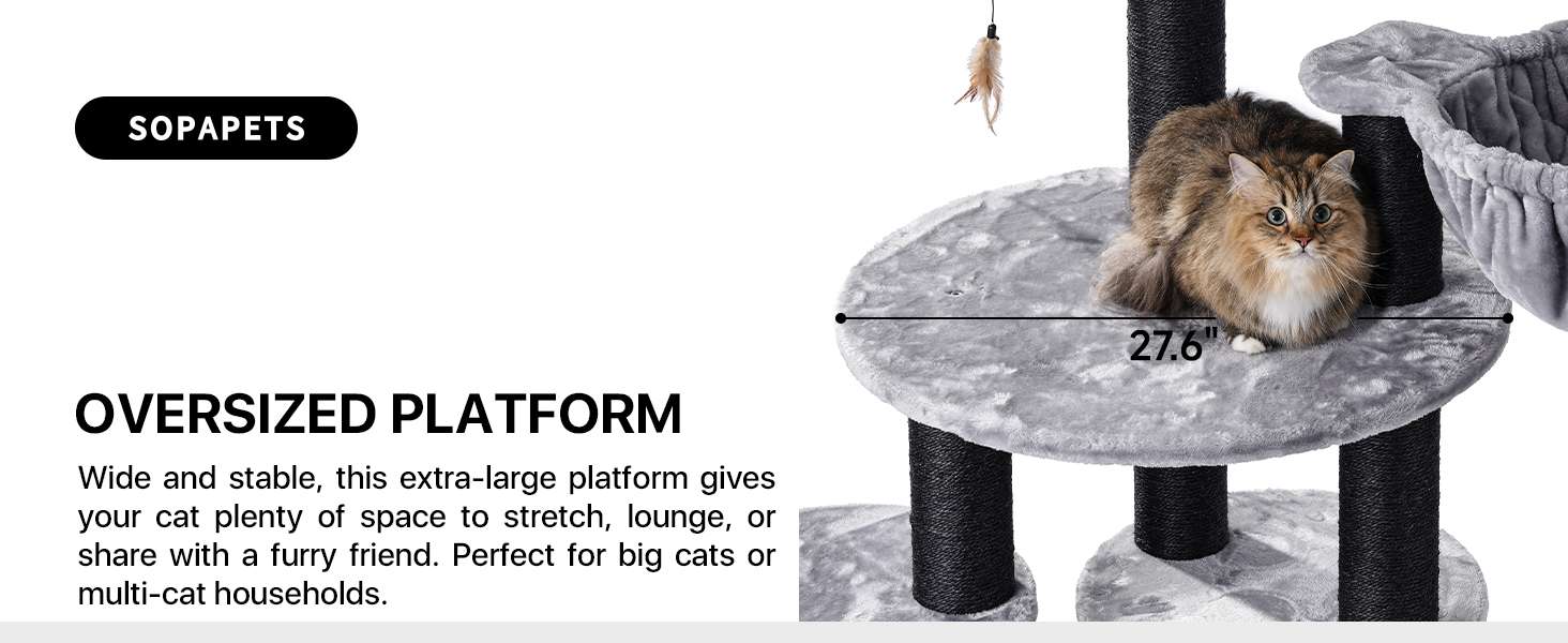 Torre rascador de lujo XL (163 cm) con 11 postes de sisal. Firmeza inquebrantable para gatos Maine Coon o grandes.