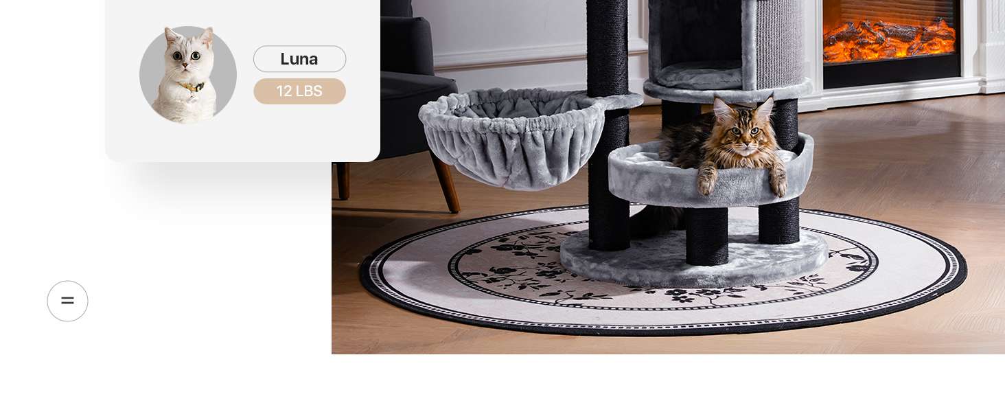 Torre rascador de lujo XL (163 cm) con 11 postes de sisal. Firmeza inquebrantable para gatos Maine Coon o grandes.